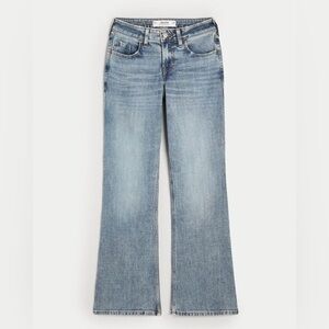 Hollister relaxed mid rise bootcut jeans
